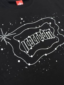 画像3: 【送料無料】ICECREAM STAR GAZING TEE BLACK (3)