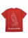 画像2: 【送料無料】ICECREAM STAR GAZING TEE POMPEIAN RED (2)