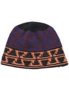画像1: sublimeroe FINE HANDKNIT HAT CHARCOAL MIX (1)