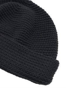 画像2: sublimeroe HAND KNIT DOKER WT BLACK (2)