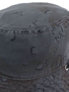 画像4: sublimeroe DYED CAMO SAFARI HAT BLACK (4)