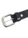 画像2: RAISE8 APPAREL 34MM METAL GENUINE LEATHER BELT BLACK/SILVER (2)