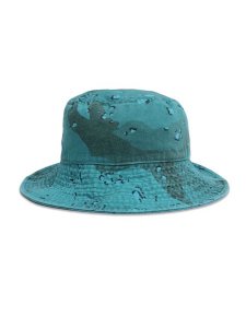 画像2: sublimeroe DYED CAMO SAFARI HAT TURQUISE (2)