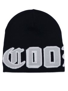 画像1: COOKIES CLOTHING COOKIES ATHLETICS SKULLY BEANIE BLACK (1)