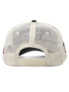 画像5: 【送料無料】TRUE RELIGION VARSITY TRUCKER HAT BLACK/WHITE (5)
