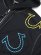 画像3: 【送料無料】TRUE RELIGION HORSESHOE BIG T BOXY ZIP HOODIE BLACK (3)