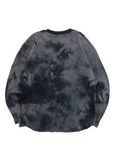 画像2: 【送料無料】WHIMSY SOCKS ALIEN TIE-DYE THERMAL SLATE BLUE (2)