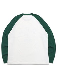 画像2: 【送料無料】POLO RALPH LAUREN ATHL WING FOOT LS TEE WHITE/NEW FOREST (2)