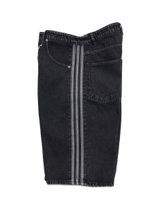 画像3: 【送料無料】ADIDAS FIREBIRD ADICOLOR DENIM SHORTS-TRUE BLACK DENIM (3)