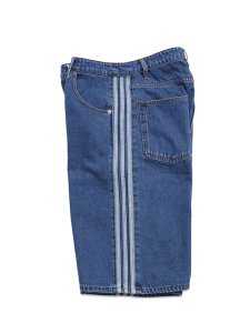 画像3: 【送料無料】ADIDAS FIREBIRD ADICOLOR DENIM SHORTS-MED VINTAGE DENIM (3)