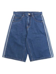 画像1: 【送料無料】ADIDAS FIREBIRD ADICOLOR DENIM SHORTS-MED VINTAGE DENIM (1)