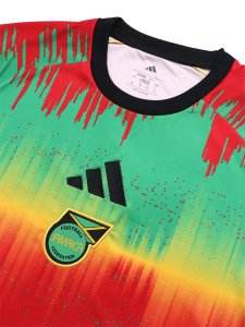 画像3: ADIDAS JAMAICA AWAY JERSEY 2026 BOB MARLEY HOME PRE MATCH-BOLD GOLD (3)
