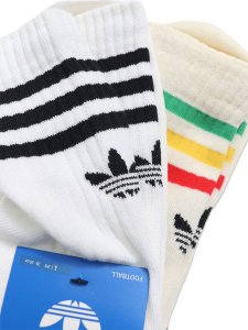 画像4: ADIDAS BOB MARLEY JAMAICA SOCKS-WHITE/CREAM WHITE (4)