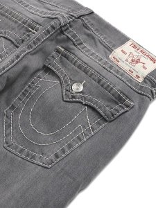 画像5: 【送料無料】TRUE RELIGION RICKY BIG T STITCH STRAIGHT CHALK GREY WASH (5)
