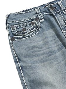 画像3: 【送料無料】TRUE RELIGION RICKY ROPE STITCH STRAIGHT RHYTHM RUSH LIGHT WASH (3)