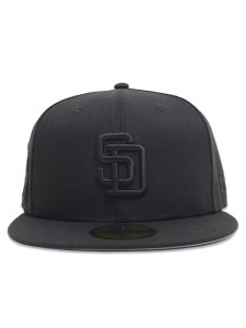 画像2: NEW ERA 59FIFTY TONAL LOGO PADRES BLACK (2)
