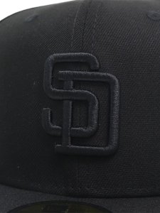 画像7: NEW ERA 59FIFTY TONAL LOGO PADRES BLACK (7)