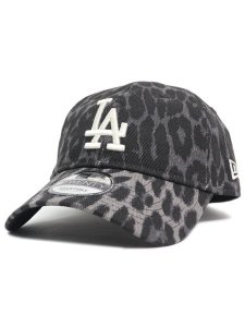 画像1: NEW ERA 9TWENTY LEOPARD DODGERS BLACK/IVORY (1)