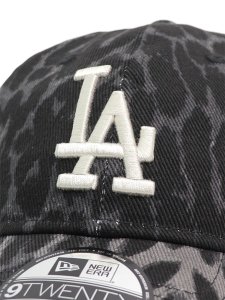 画像6: NEW ERA 9TWENTY LEOPARD DODGERS BLACK/IVORY (6)