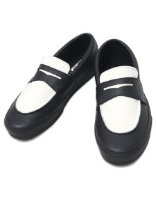 画像5: VANS LOAFER 53 LEATHER BLACK/MARSHMALLOW (5)