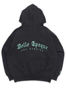 画像2: 【送料無料】BELLE EPOQUE LECA COLLECTION BANDANA HOODIE BLACK (2)