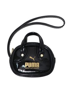 画像1: PUMA 1976 0.2L GRIP BAG KEYCHAIN-PUMA BLACK/ARCHIVE GOLD (1)