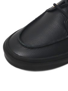画像7: 【送料無料】VANS 2-EYELET BOAT SHOE LEATHER BLACK (7)