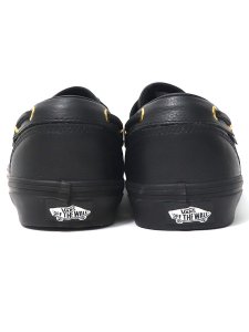 画像4: 【送料無料】VANS 2-EYELET BOAT SHOE LEATHER BLACK (4)