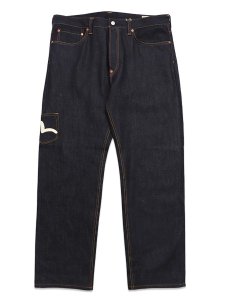 画像2: 【送料無料】EVISU HT,MULTI POCKET DENIM JEANS RAW INDIGO (2)