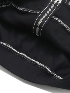 画像5: 【送料無料】TRUE RELIGION SUPER QT BOXY ZIP HOODIE JET BLACK (5)