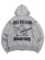 画像2: 【送料無料】TRUE RELIGION SUPER QT BOXY ZIP HOODIE HEATHER GREY/JET BLACK (2)