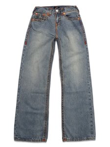 画像2: 【送料無料】TRUE RELIGION VINNY SUPER T ULTRA BAGGY KELP MEDIUM WASH (2)
