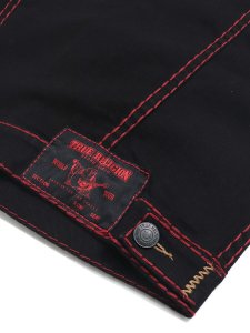 画像8: 【送料無料】TRUE RELIGION SUPER T BOXY DENIM JACKET BODY RINSE BLACK (8)