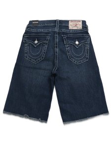 画像1: 【送料無料】TRUE RELIGION VINNY FRAYED BIG T ULTRA BAGGY SHORT MEDIUM WASH (1)