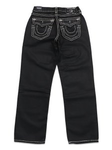 画像1: 【送料無料】TRUE RELIGION BOBBY SUPER T COATED BAGGY COATED BLK (1)