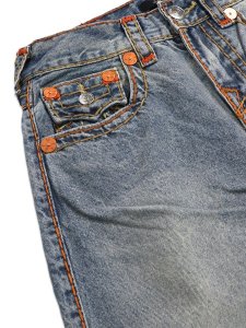 画像3: 【送料無料】TRUE RELIGION VINNY SUPER T ULTRA BAGGY KELP MEDIUM WASH (3)
