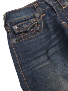 画像3: 【送料無料】TRUE RELIGION RICKY SUPER T FLAP STRAIGHT MIDNIGHT SPARK DARK WASH (3)