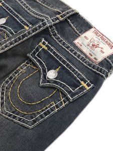 画像5: 【送料無料】TRUE RELIGION RICKY SUPER T FLAP GREENLAND DARK WASH (5)
