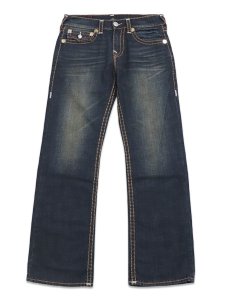 画像2: 【送料無料】TRUE RELIGION BILLY SUPER T FLAP BOOTCUT MIDNIGHT SPARK DARK WASH (2)