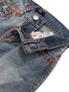 画像4: 【送料無料】TRUE RELIGION VINNY SUPER T ULTRA BAGGY KELP MEDIUM WASH (4)