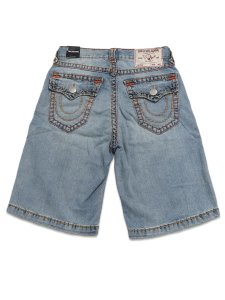 画像1: 【送料無料】TRUE RELIGION VINNY SUPER T ULTRA BAGGY SHORT SHATTERED MEDIUM INDIGO WASH (1)