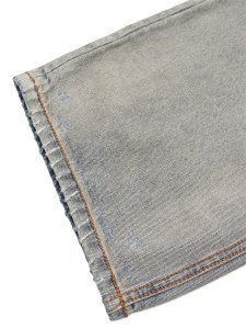 画像9: 【送料無料】EVISU BLEACHED DISTRESSED 5P JEANS LIGHT TONE INDIGO (9)