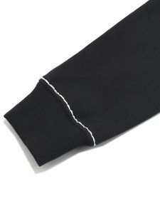 画像6: 【送料無料】TRUE RELIGION HORSESHOE APPLIQUE SUPER T FLEECE HOODIE JET BLACK (6)