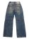 画像1: 【送料無料】TRUE RELIGION VINNY MOTO SUPER T ULTRA BAGGY DOWNTOWN PULSE MEDIUM WASH (1)