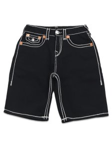 画像2: 【送料無料】TRUE RELIGION BOBBY ROPE STITCH FLAP SHORT BODY RINSE BLACK (2)