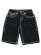 画像2: 【送料無料】TRUE RELIGION BOBBY ROPE STITCH FLAP SHORT BODY RINSE BLACK (2)