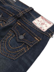 画像5: 【送料無料】TRUE RELIGION RICKY SUPER T FLAP STRAIGHT MIDNIGHT SPARK DARK WASH (5)