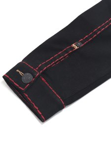 画像7: 【送料無料】TRUE RELIGION SUPER T BOXY DENIM JACKET BODY RINSE BLACK (7)