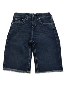 画像2: 【送料無料】TRUE RELIGION VINNY FRAYED BIG T ULTRA BAGGY SHORT MEDIUM WASH (2)