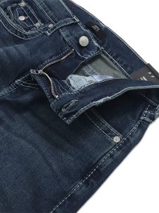 画像4: 【送料無料】TRUE RELIGION VINNY FRAYED BIG T ULTRA BAGGY SHORT MEDIUM WASH (4)